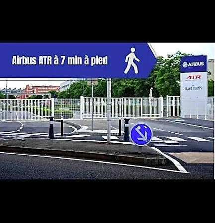 Hotel Spacieux/tres Calme Proche De L'aeroport Et Airbus Toulouse